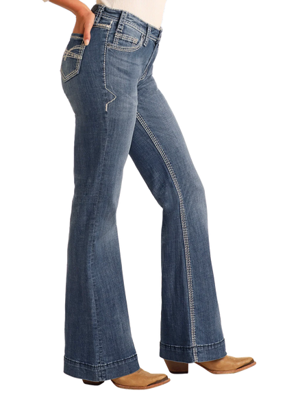 Petal Stitch Trouser Jeans