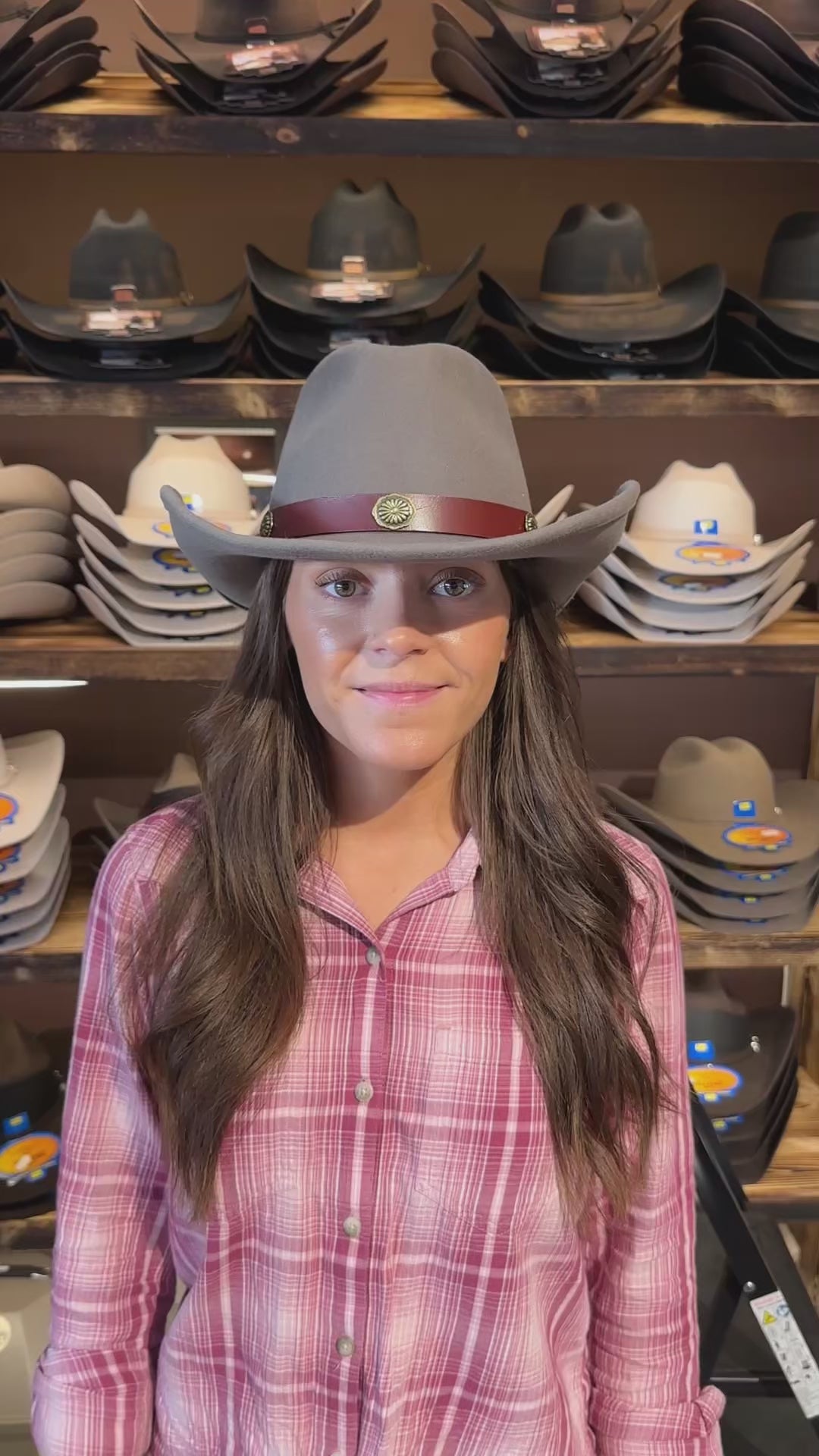 Stetson Tamalo Western Woolfelt Mörkbeige med Asahi Guard