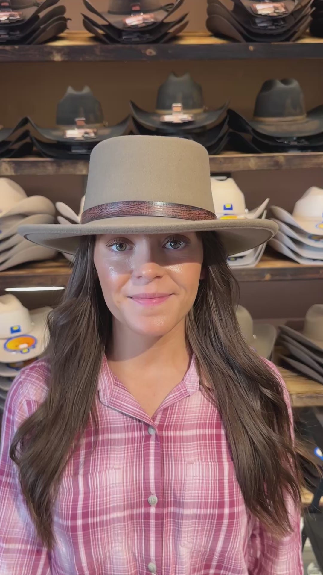Stetson Gambler Woolfelt Beige i Australisk Ull