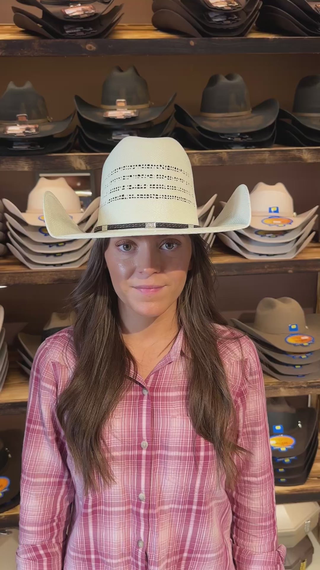 Bullhide High Stake Westernhatt i Bangora Off-White