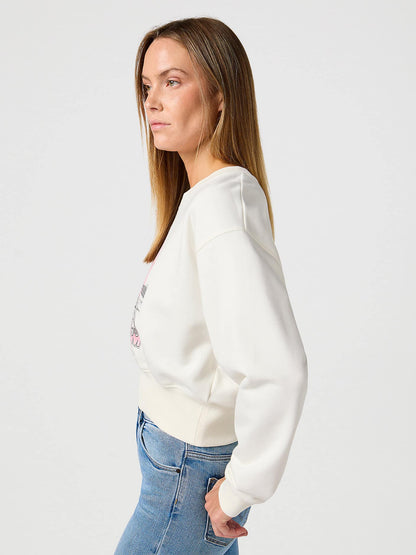 Relaxed Cropped Sweatshirt Wrangler