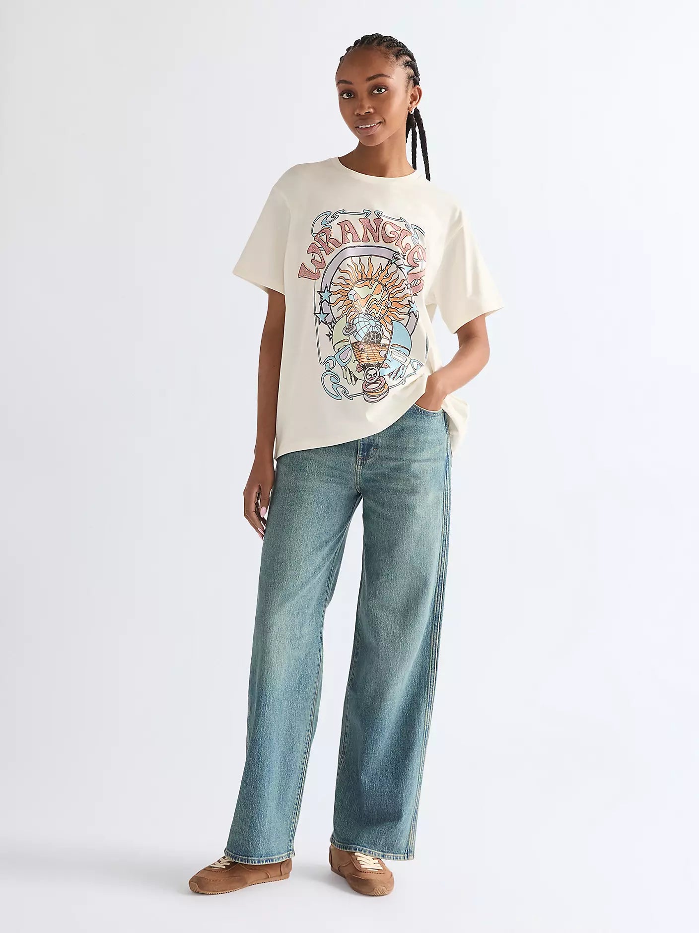 Relaxed Girlfriend Tee Wrangler