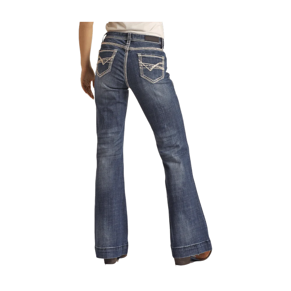 Petal Stitch Trouser Jeans