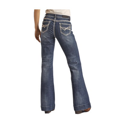 Petal Stitch Trouser Jeans