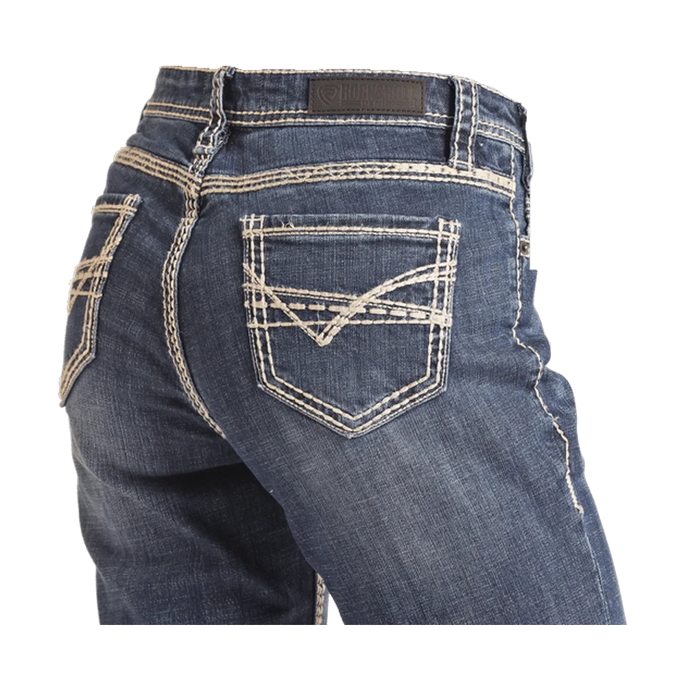 Petal Stitch Trouser Jeans