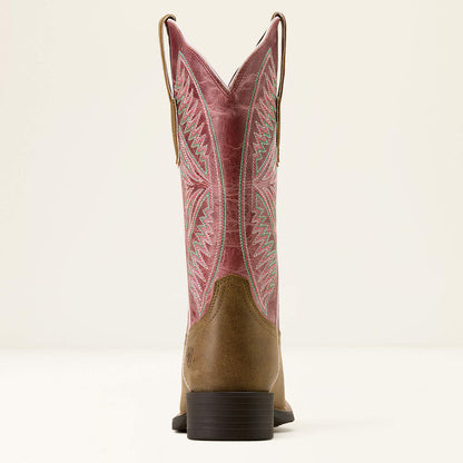 Round Up Ruidoso Wide Square Toe Western Boot