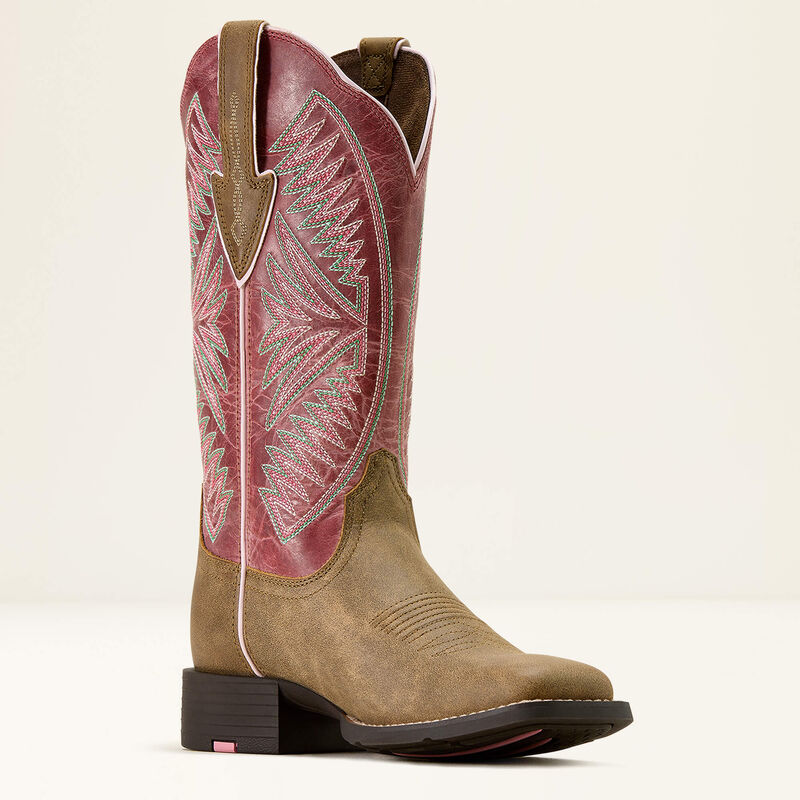Round Up Ruidoso Wide Square Toe Western Boot