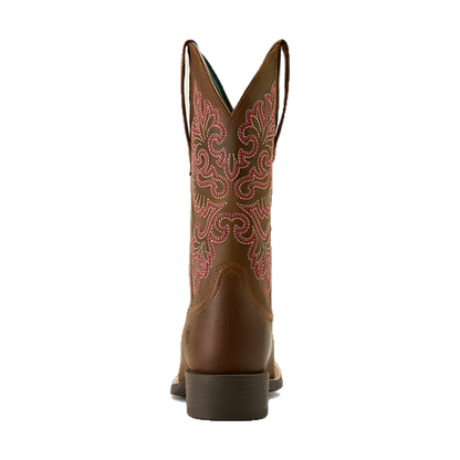 Round Up StretchFit Wide Square Toe Western Boot Western Boot Ariat