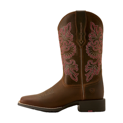 Round Up StretchFit Wide Square Toe Western Boot Western Boot Ariat