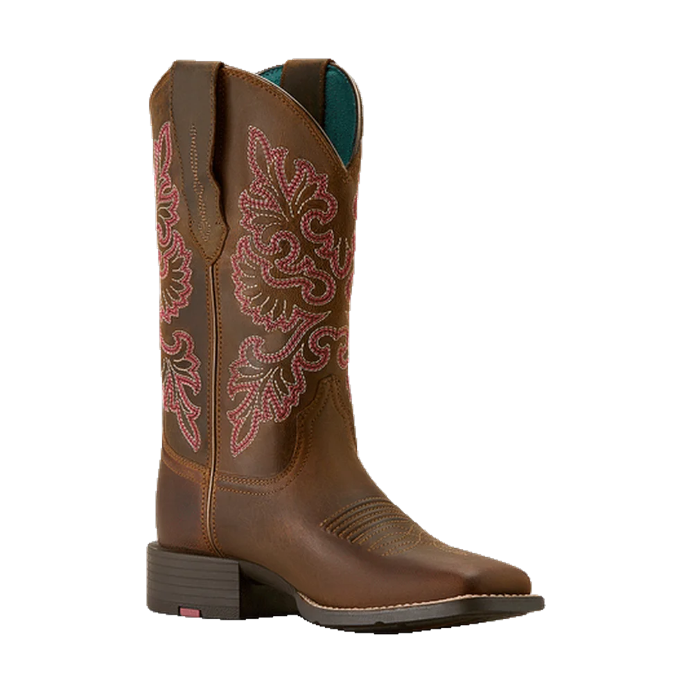 Round Up StretchFit Wide Square Toe Western Boot Western Boot Ariat