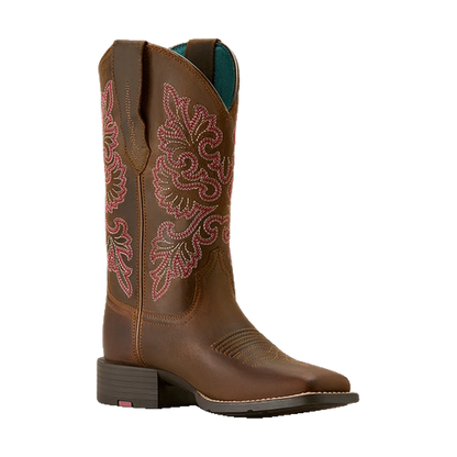 Round Up StretchFit Wide Square Toe Western Boot Western Boot Ariat