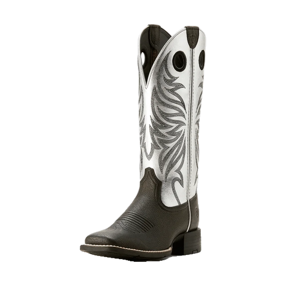 Round Up Ryder Silver Western Boots Ariat