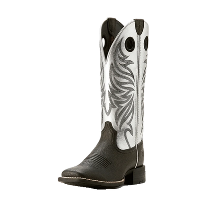 Round Up Ryder Silver Western Boots Ariat