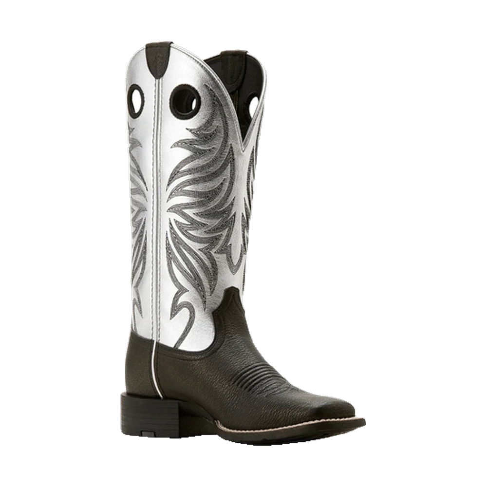 Round Up Ryder Silver Western Boots Ariat