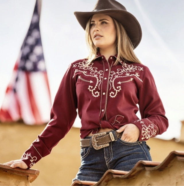 Ruth Western Skjorta