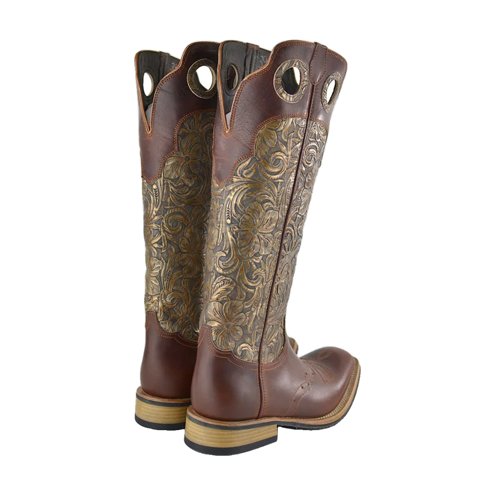Buckaroo Brown Lebrion Marrone Cuoio- Secchiari Western Boots