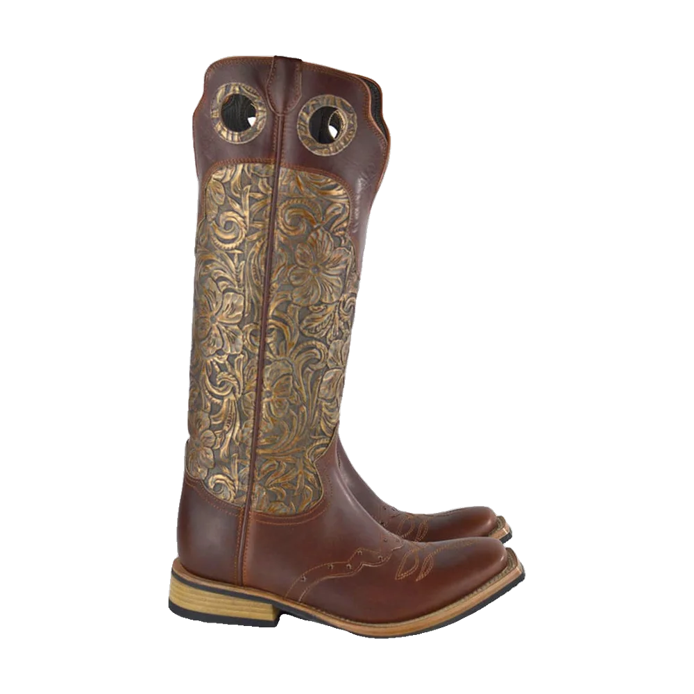 Buckaroo Brown Lebrion Marrone Cuoio- Secchiari Western Boots
