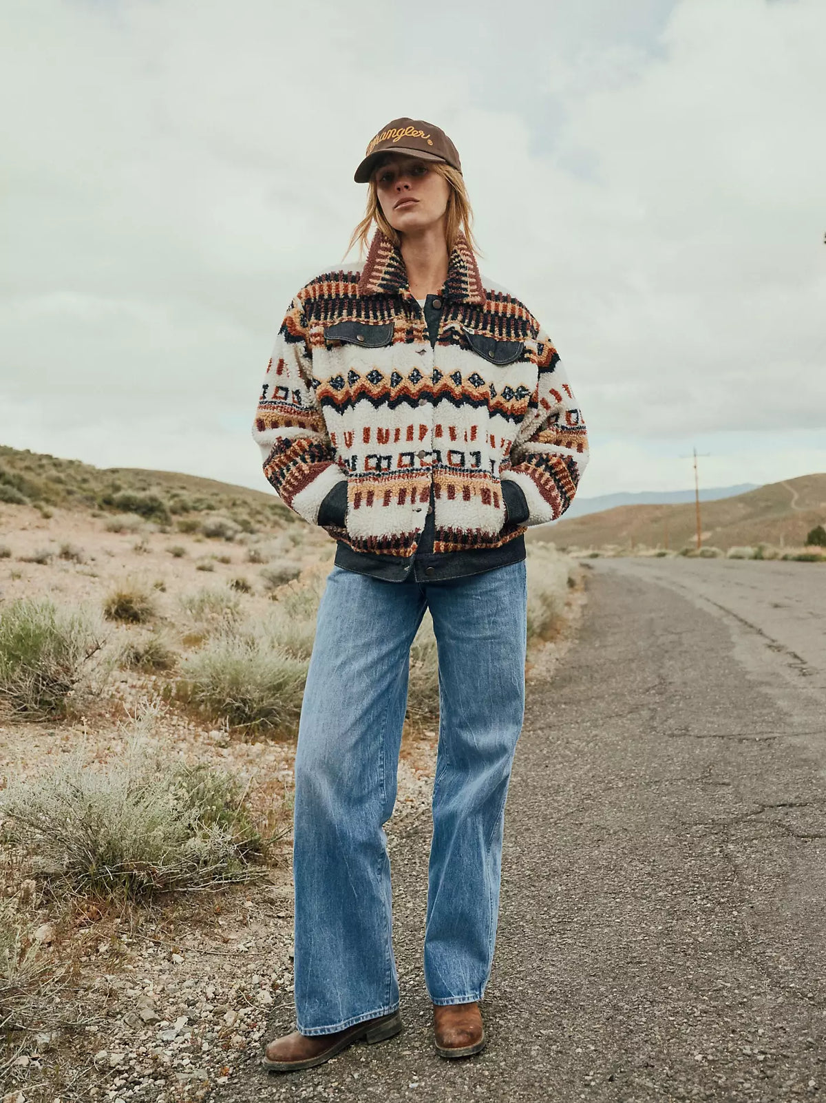 Wrangler Relaxed Sherpa Trucker Jacket – Fun Fairisle