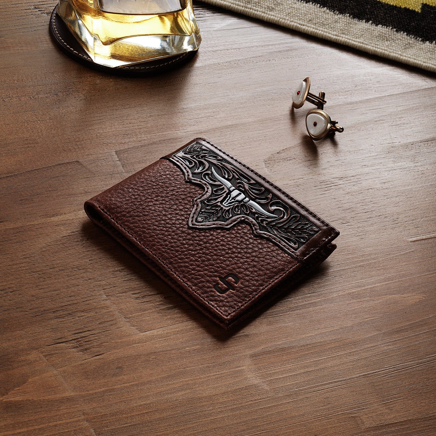 Steer Head Bi-Fold Wallet Stetson