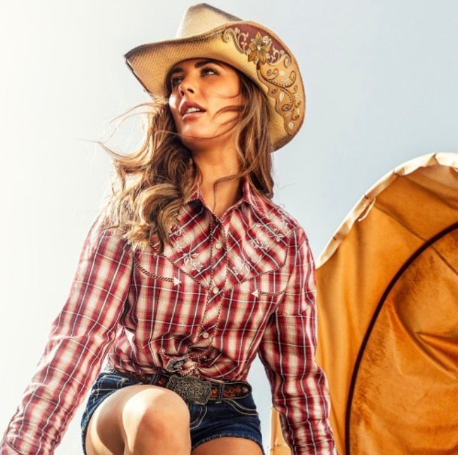 Tammy Rutig Western Skjorta