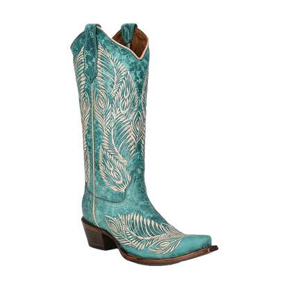 Circle G By Corral Ladies Turquoise Western Boots