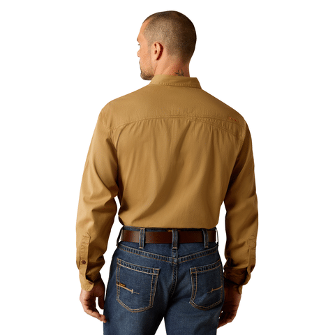 Rebar Washed Twill Work Shirt Ariat