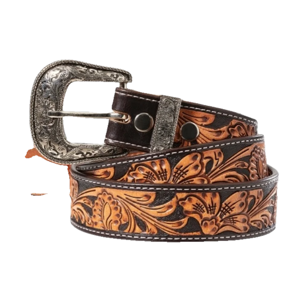Western Bälte Tooled Leather