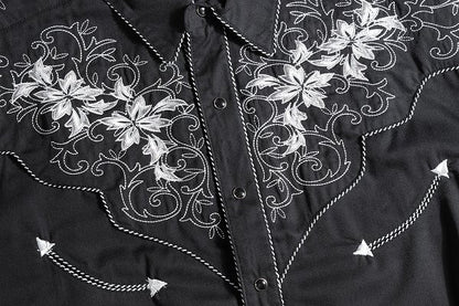 Garth Vit Western Skjorta