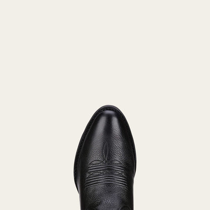 Heritage Western R Toe Black Deertan