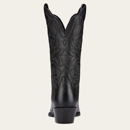 Heritage Western R Toe Black Deertan