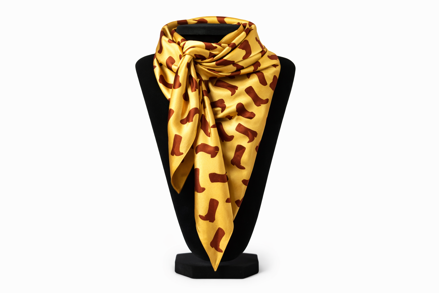 Wild Rag 100% Silke Boots Print