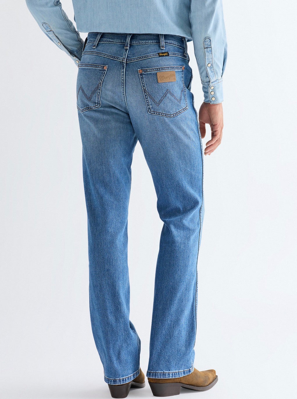 Wrancher Bootcut Jeans Harbour Blue