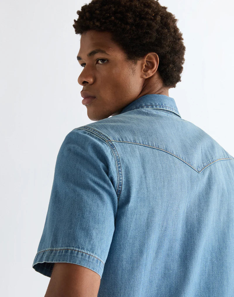 Wrangler Jeans Skjorta Korta Ärmar