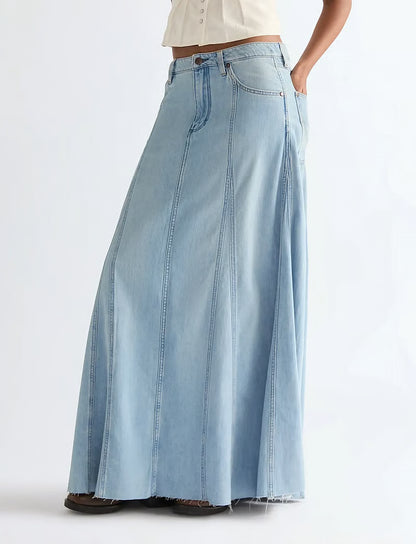 Radiating Maxi Desert Tan Kjol