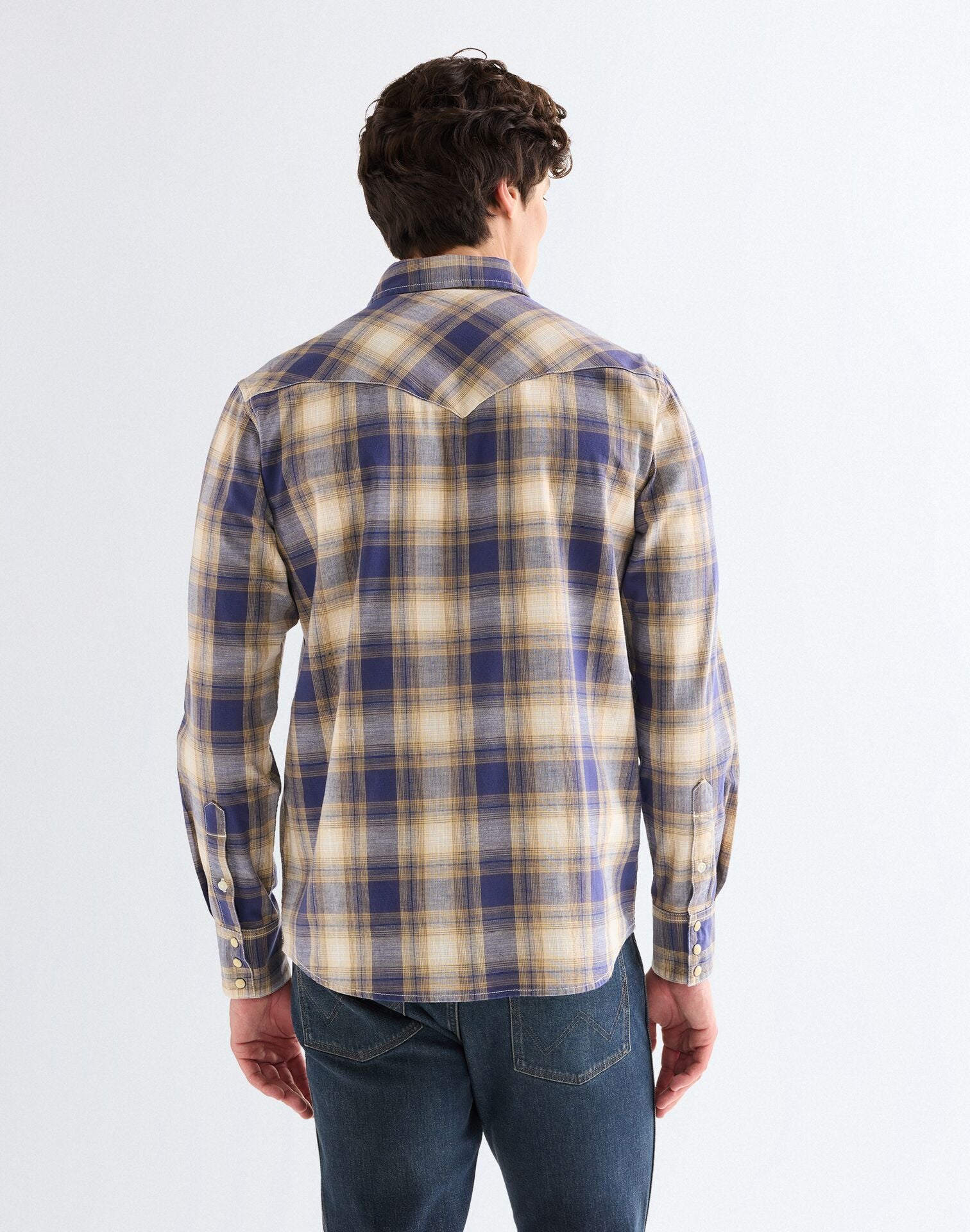 Wrangler Western Shirt Indigo Mood