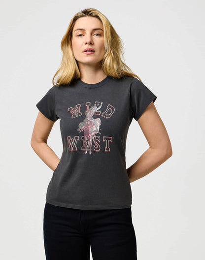 Wrangler T-Shirt Faded Black