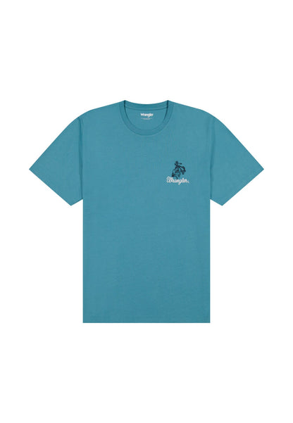 Embroidery Tee Brittany Blue