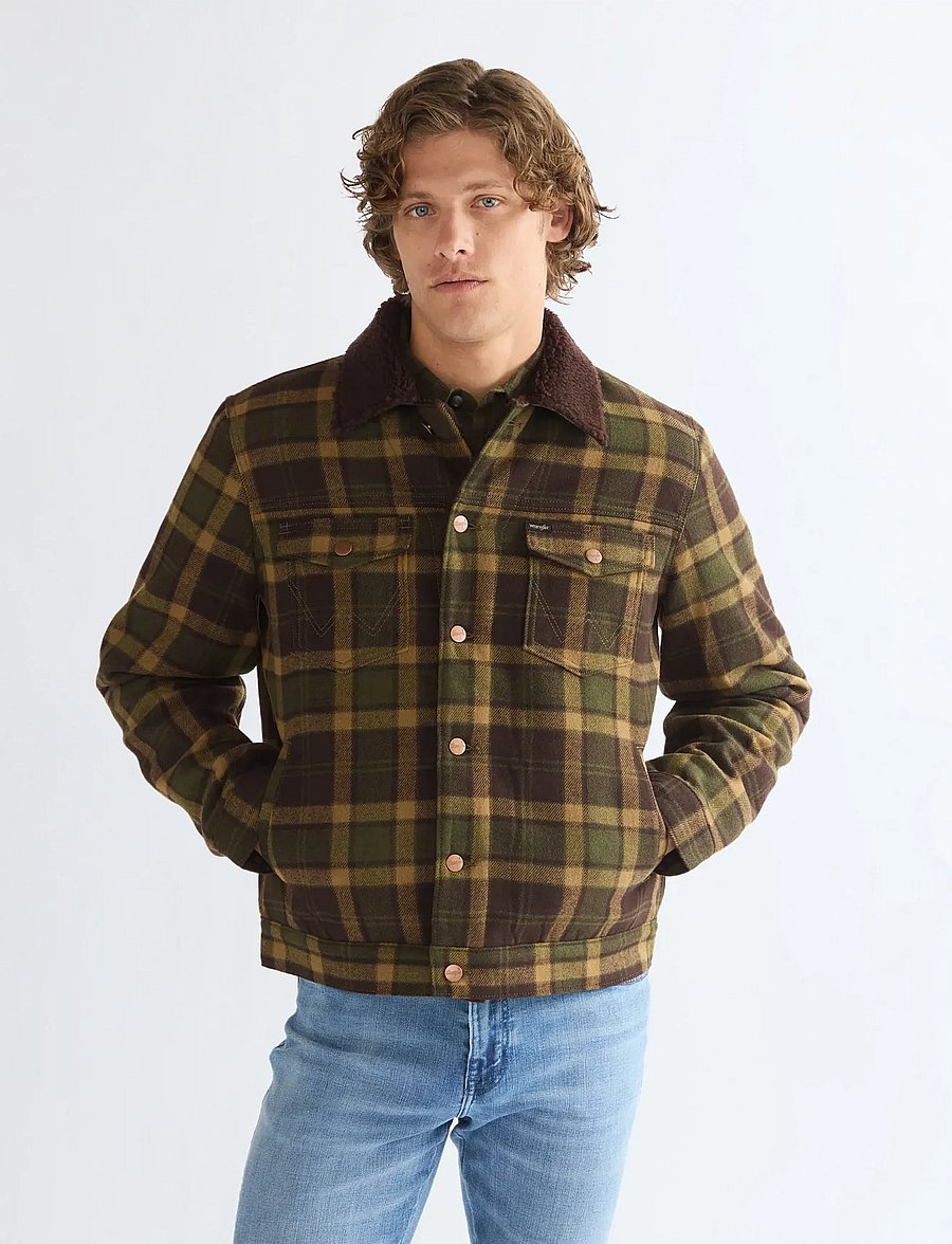 Wrangler Wool Trucker Olive