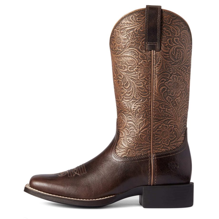 10038420 round up wide square toe ariat westernboot