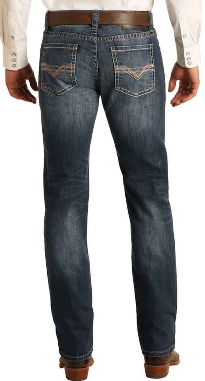 M1R1773 rocknroll denim western jeans