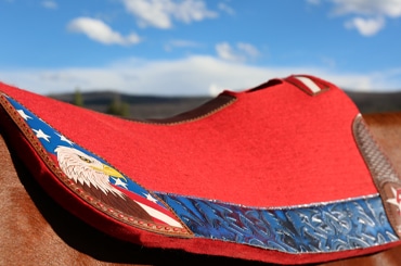 the freedom rider red 5star western pad