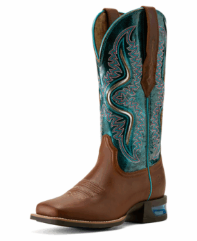 Captivate Western Boot Ariat Vintage Caramel/Striking Aruba