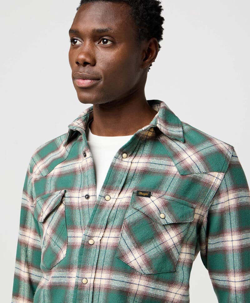 Regular Western Shirt Wrangler - Bild 4