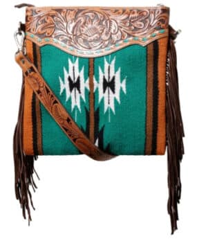 Turkos Western Handväska