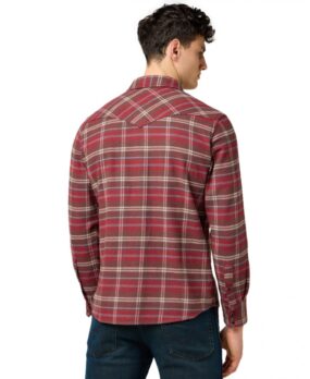 Wrangler Western Shirt Ruby Wine
